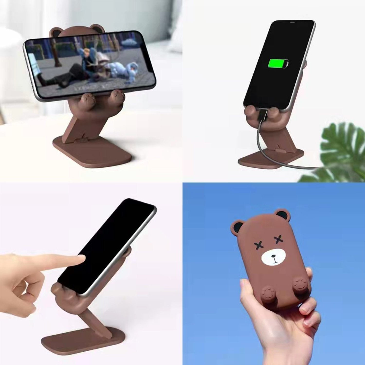 0216 Cute Cartoon Design Multi-Angle Adjustable Foldable Mobile Stand 0216 Cute Cartoon Design Multi-Angle Adjustable Foldable Mobile Stand